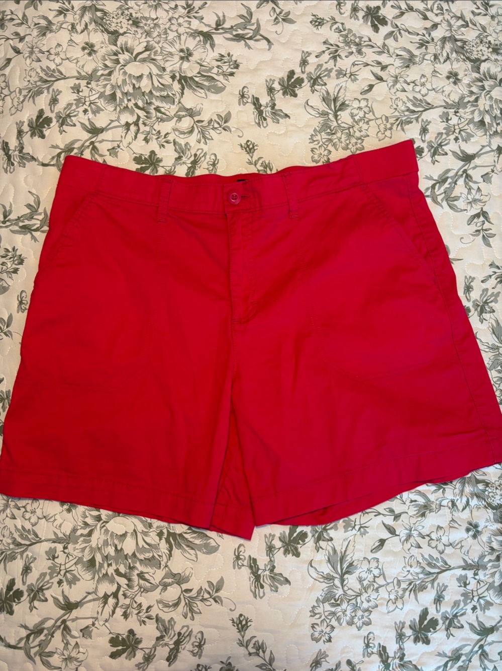 Lee Women's Red Bermuda Shorts